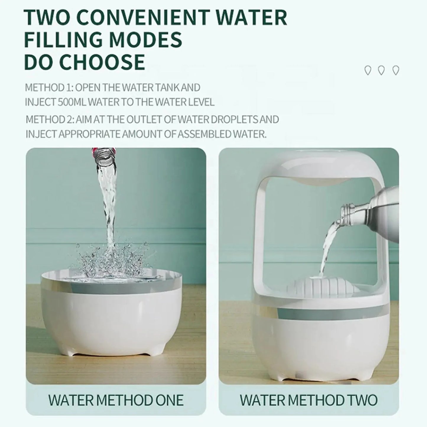 Water Drops Humidifier Anti Spier