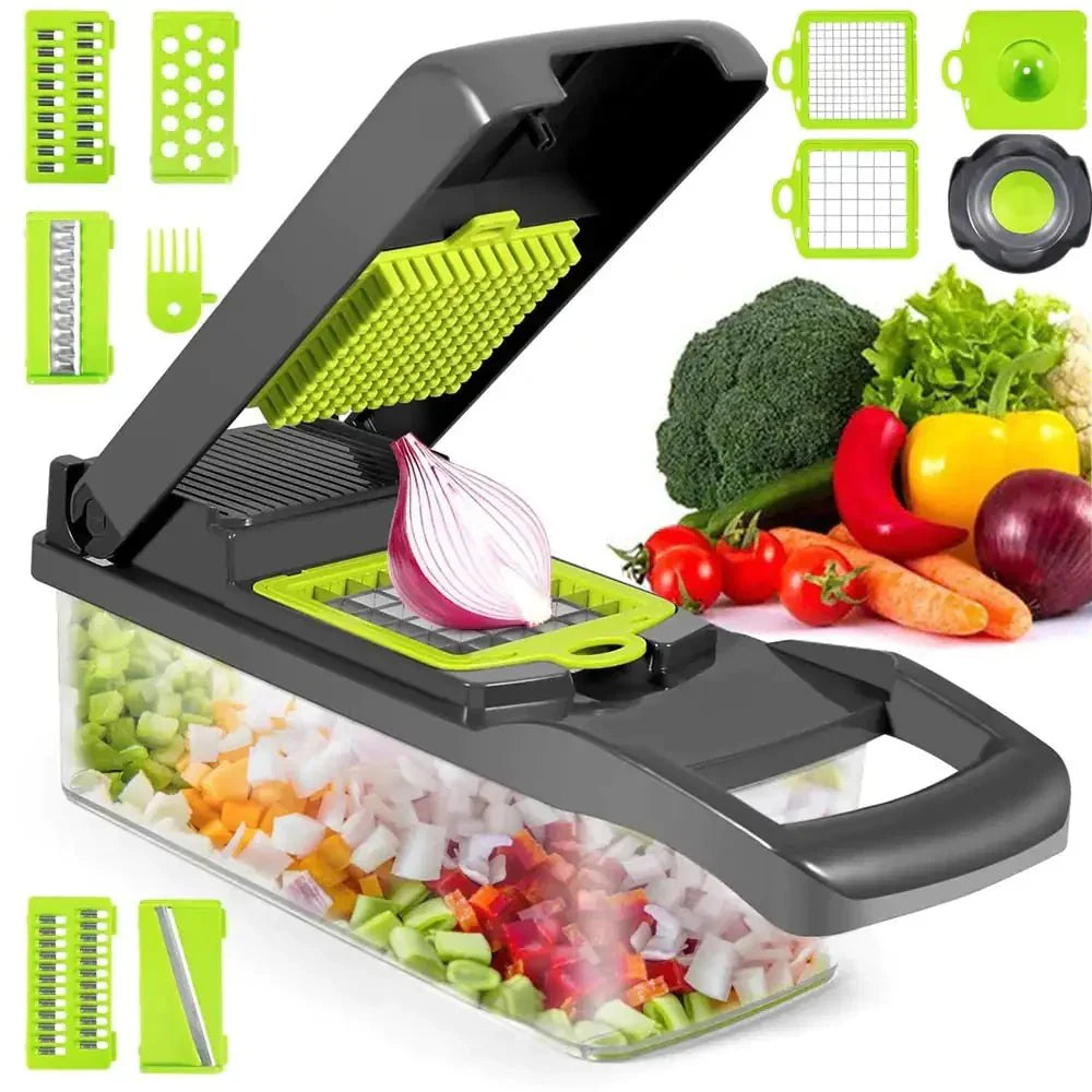 10 in 1 Multifunctional Cutter Shredder Slicer - Anti Spier - Anti Spier -