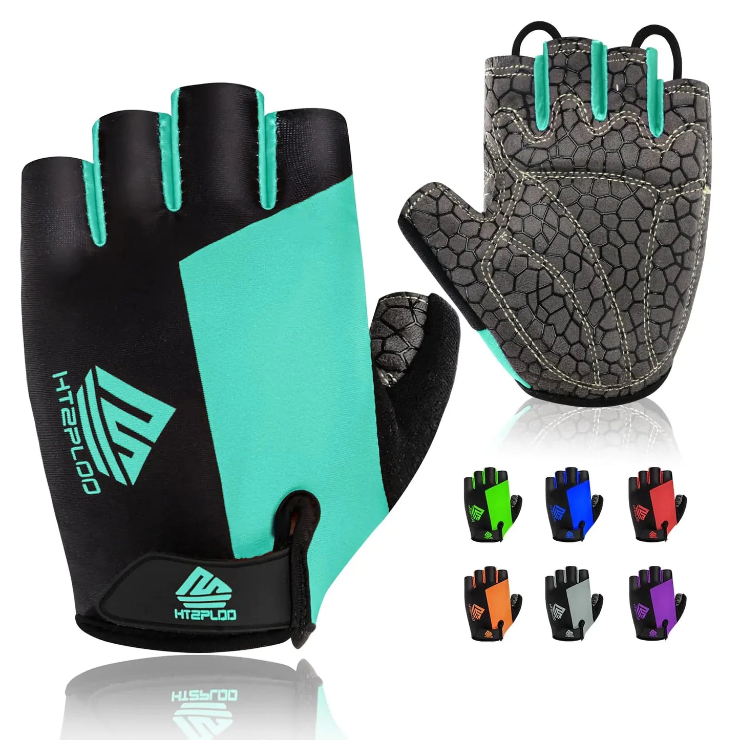 Bike Gloves Cycling Gloves Biking Gloves Bicycle Gloves for Men Women with Anti-Slip Shock-Absorbing Pad,Light Weight Half Finger Gloves for Cycling Workout Training Outdoor Black&gray X-Large Anti Spier