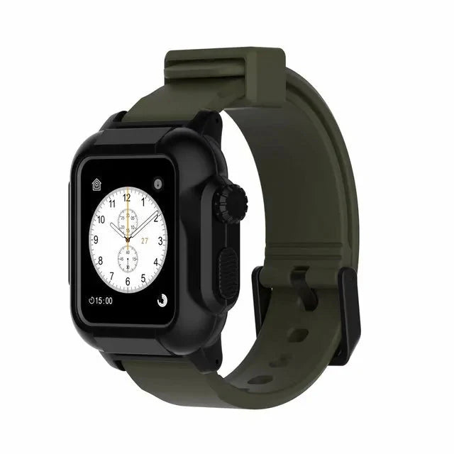 Waterproof Case And Strap Watch Anti Spier