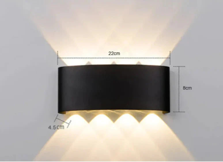 Waterproof LED Wall Lamp for Indoor & Outdoor Anti Spier
