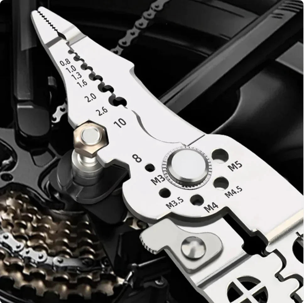 Adjustable Multifunction Wire Crimper, Cable Cutter & Automatic Wire Stripper Anti Spier