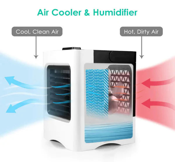 Mini Portable Air Conditioning Fan for Office Use Anti Spier
