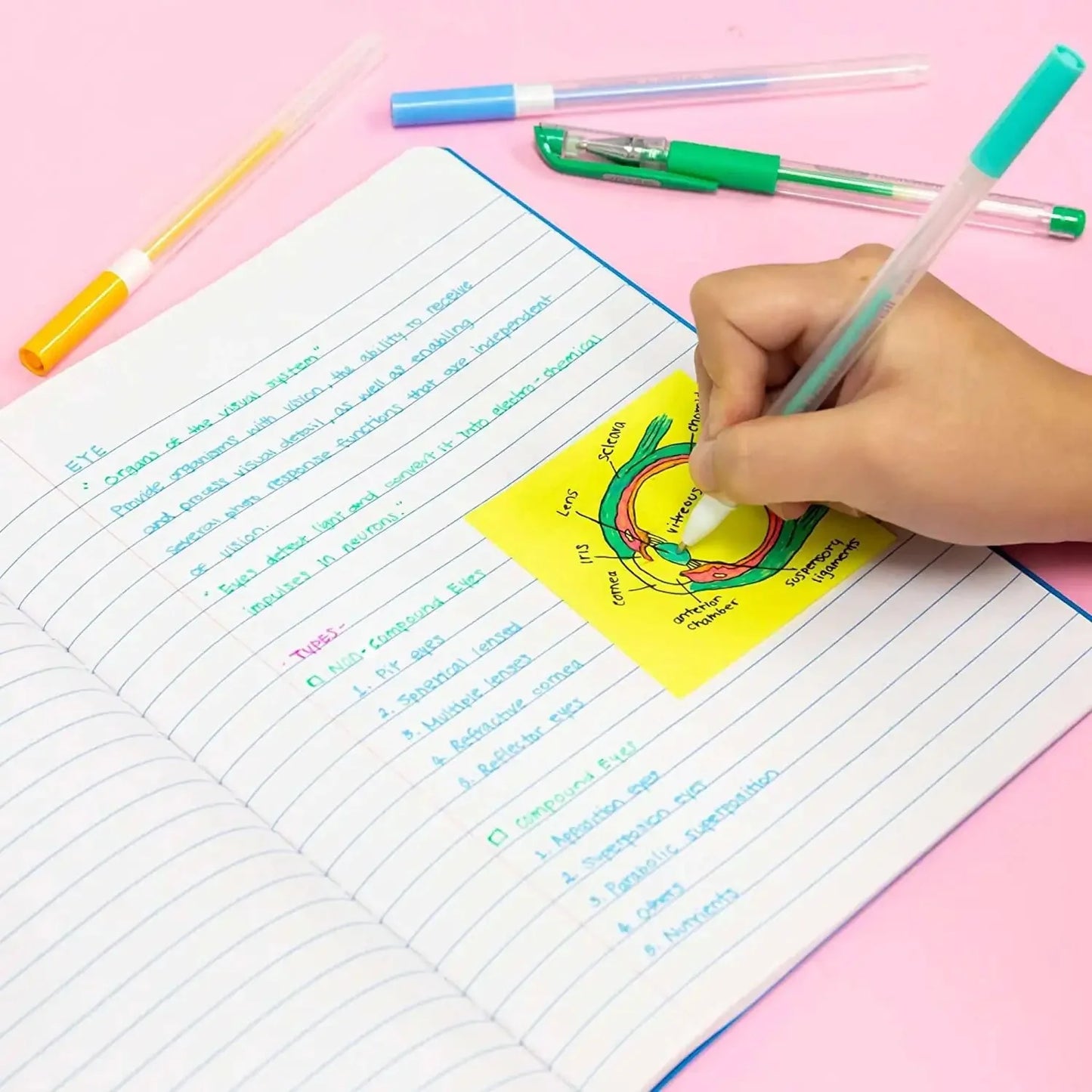 Composition Book Assorted Color Marble W/R 80 Ct. Anti Spier