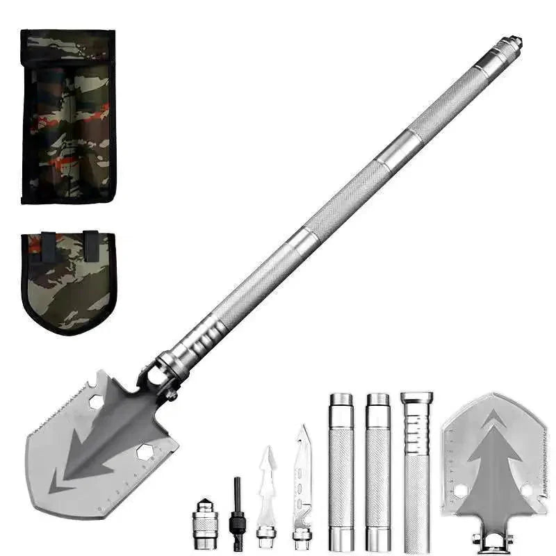 Multifunctional Folding Outdoor Military Shovel Tool Anti Spier