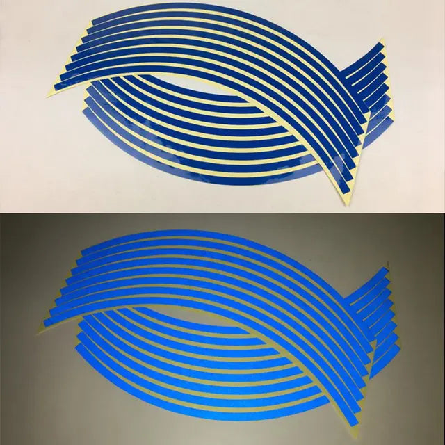 Wheel Stickers Tire Reflective Anti Spier