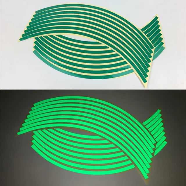 Wheel Stickers Tire Reflective Anti Spier