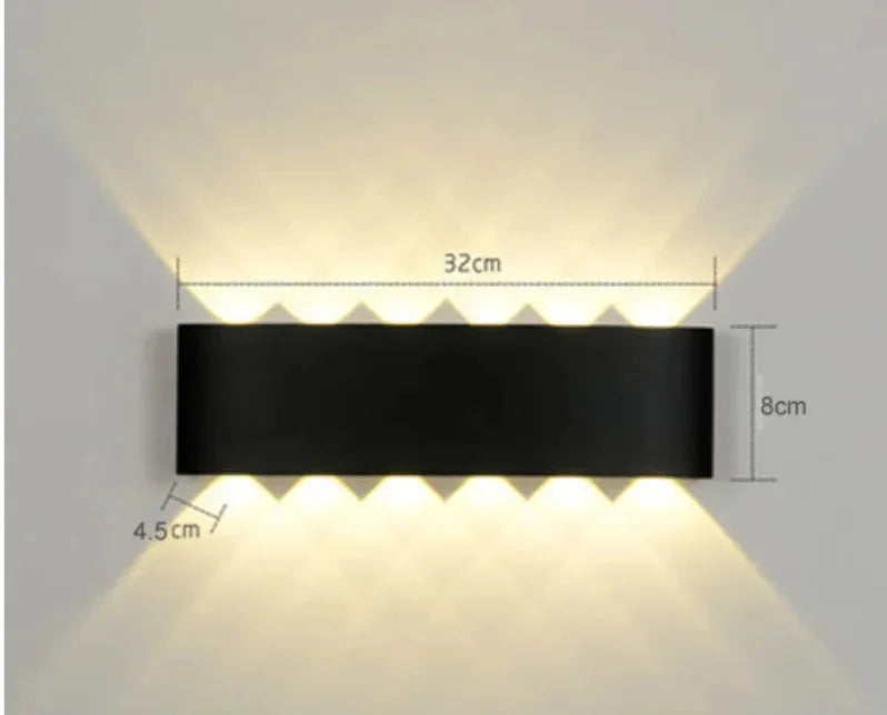 Waterproof LED Wall Lamp for Indoor & Outdoor Anti Spier