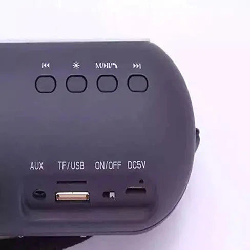 Dance With Me Portable Bluetooth Speaker With DISCO LED Lights Anti Spier