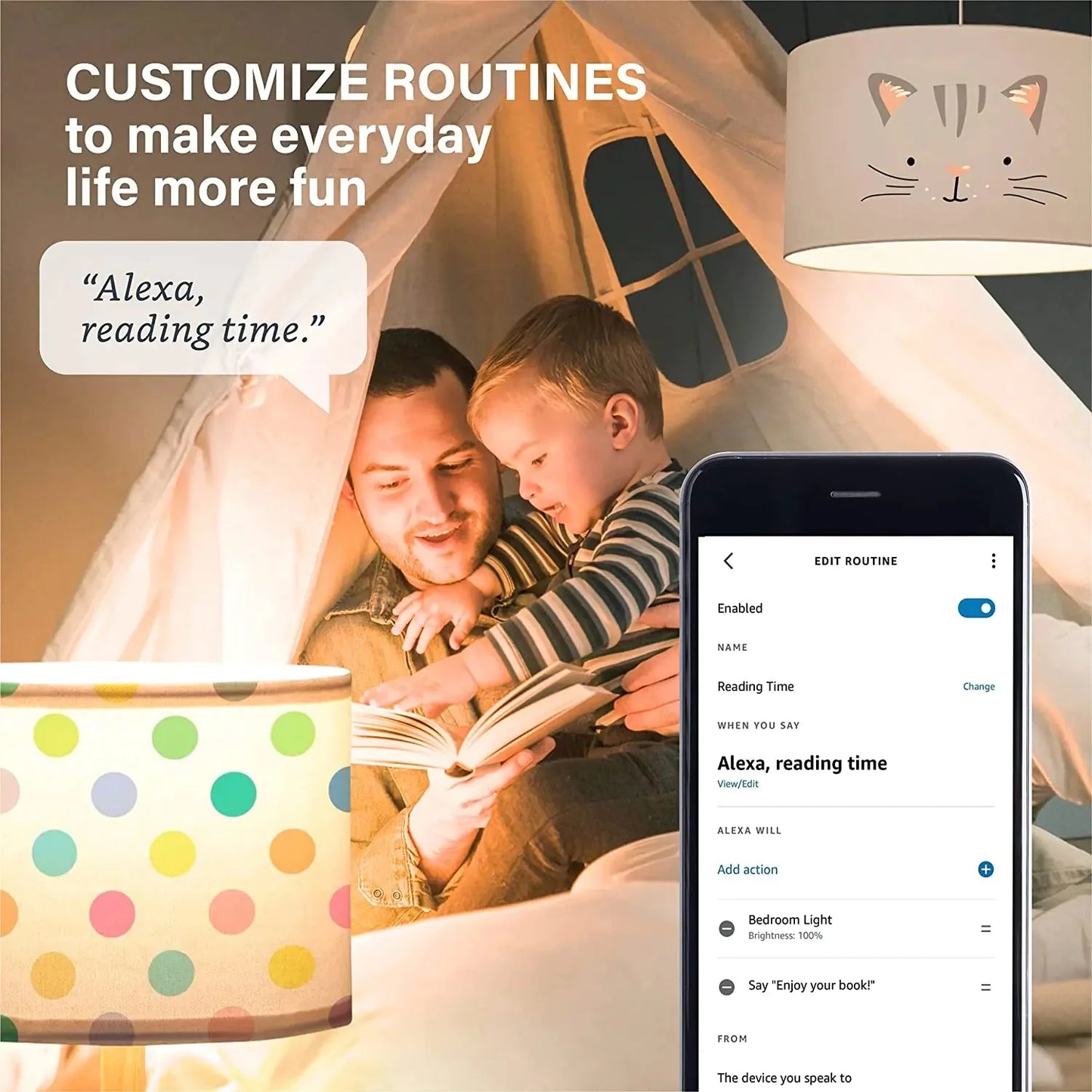 LED Smart Light Bulb, Alexa Compatible Anti Spier