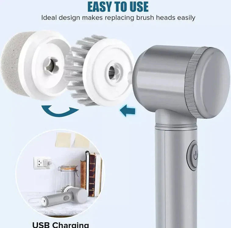 Electric Spin Scrubber Anti Spier