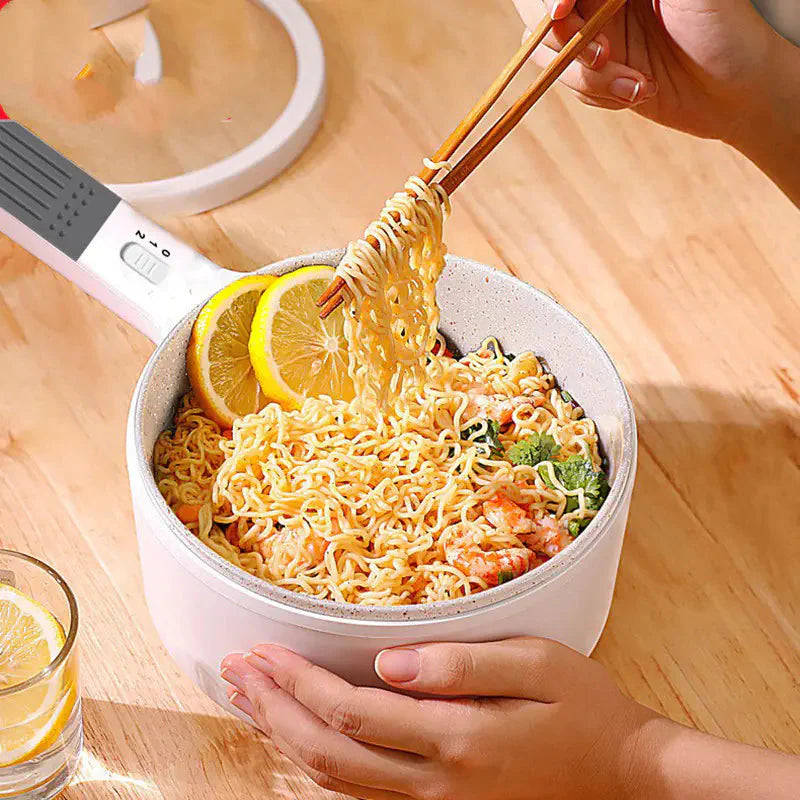 Multi-Functional White Electric Cooker for Students Anti Spier