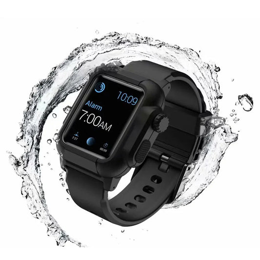 Waterproof Box Case Strap For Apple Watch Anti Spier