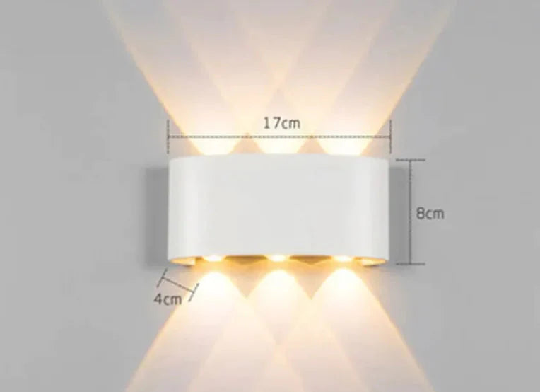 Waterproof LED Wall Lamp for Indoor & Outdoor Anti Spier