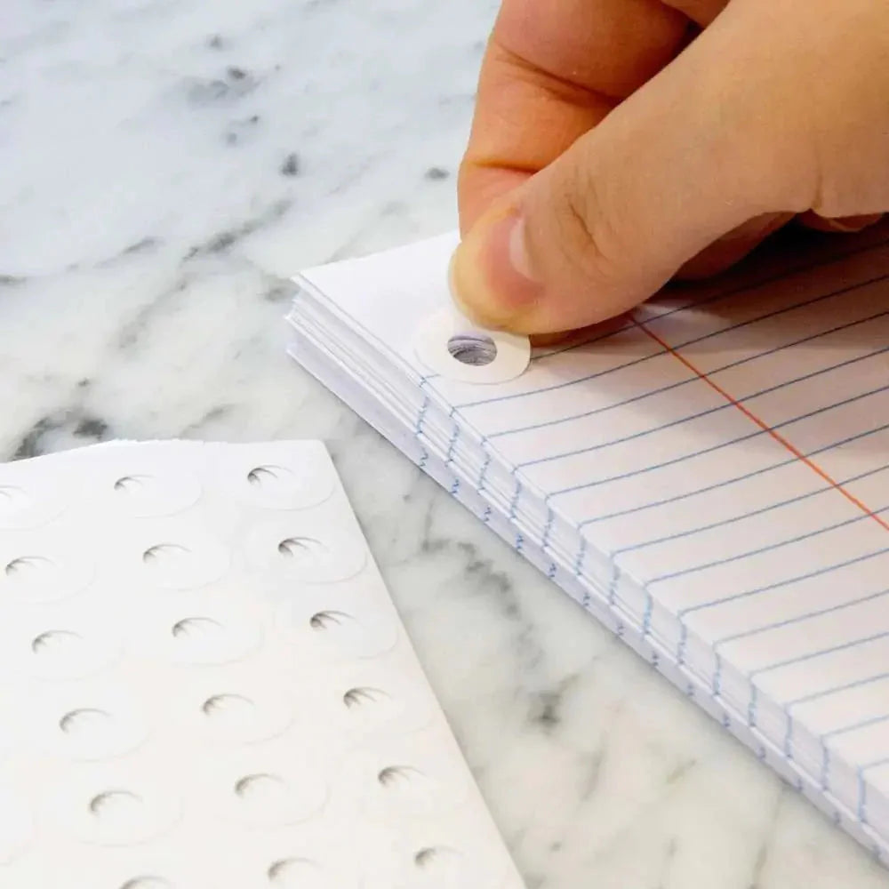 White Label Round Reinforcement (544/Pack) Anti Spier