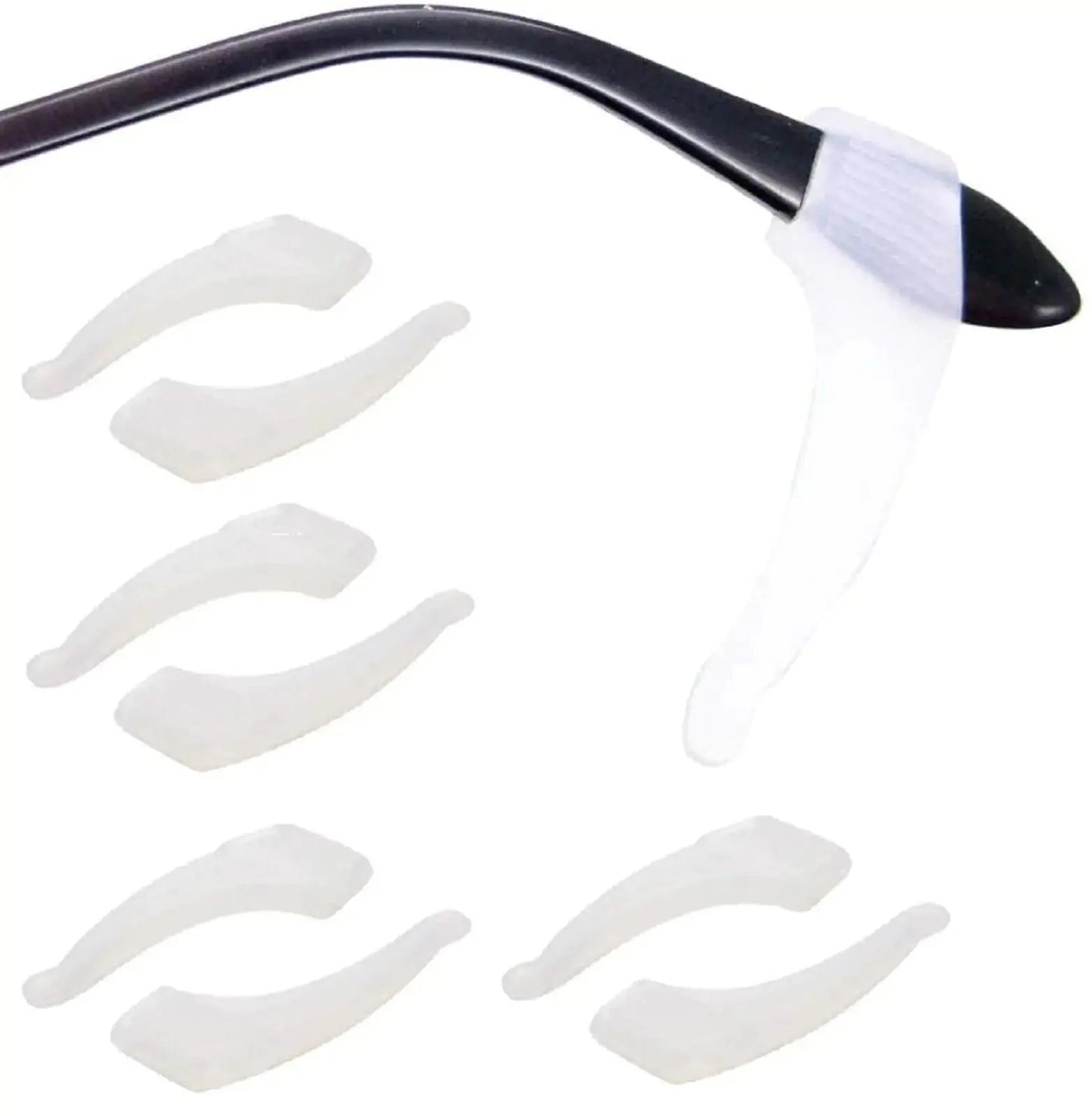 4 Pair Anti Slip Glasses Ear Hooks Tip Anti Spier