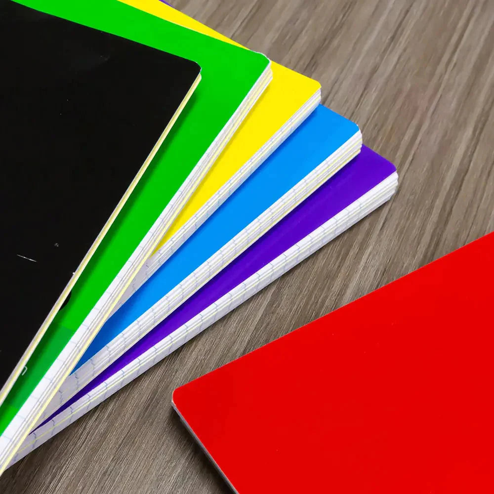 W/R 70 Ct. 1-Subject Spiral Notebook - Wide Ruled - Random Color Anti Spier