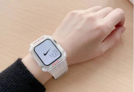 Watch Band & Case For iWatch Series 7 6 SE 5 Anti Spier