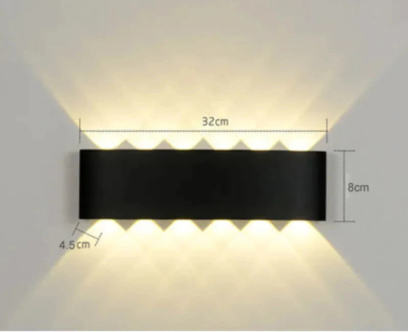 Waterproof LED Wall Lamp for Indoor & Outdoor Anti Spier