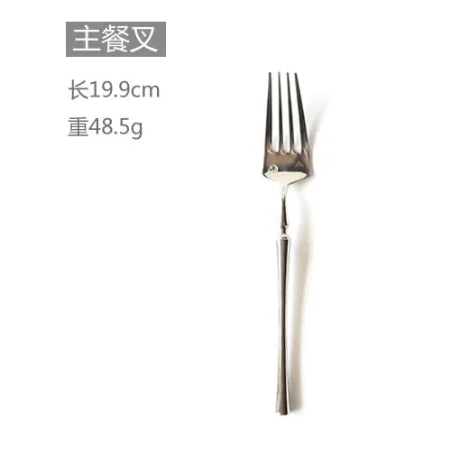 Luxury Stainless Steel Cutlery Set Anti Spier