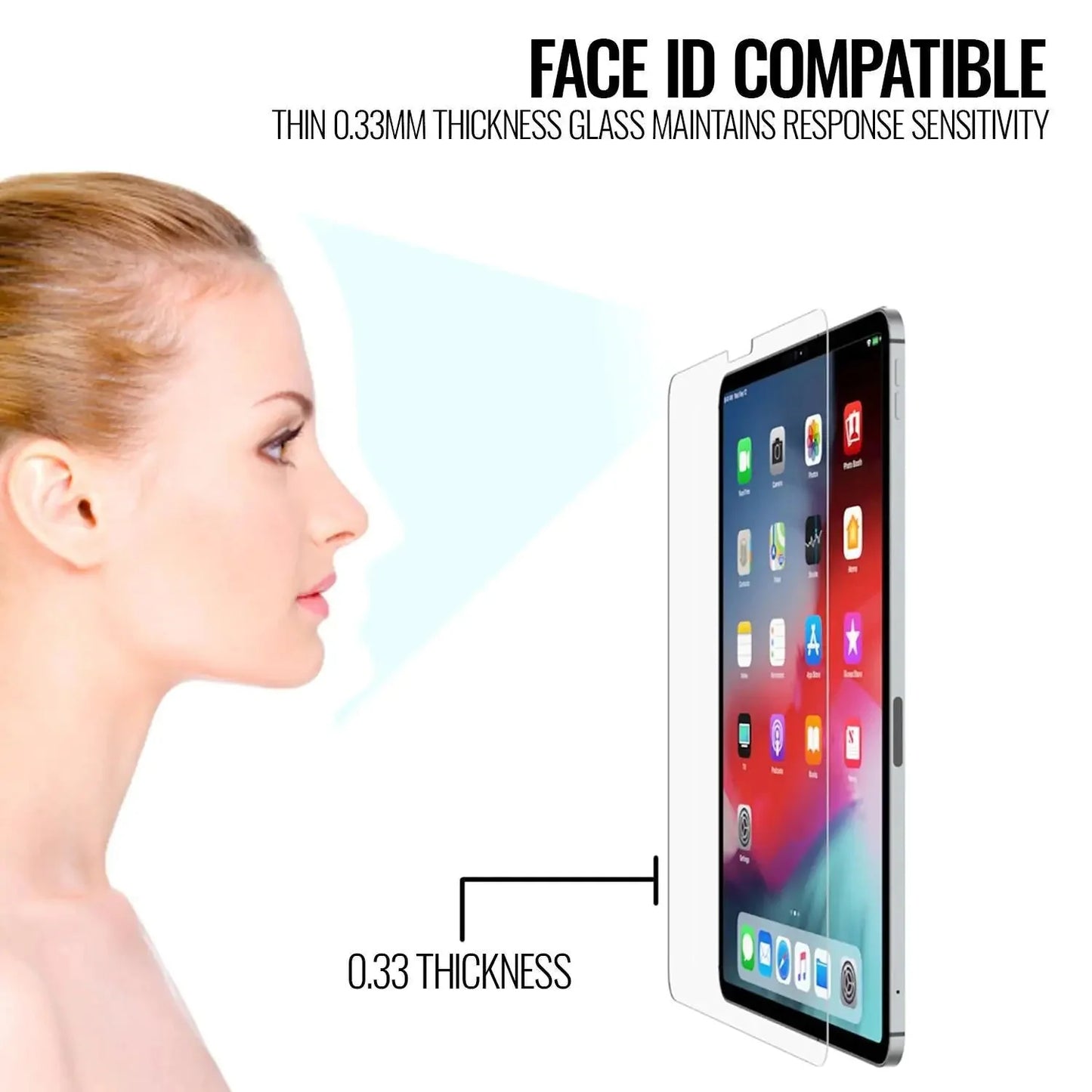 Screen Protector For iPad Pro 11 Tempered Anti Spier