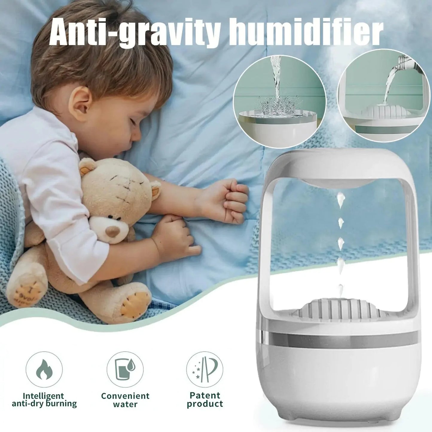 Water Drops Humidifier Anti Spier