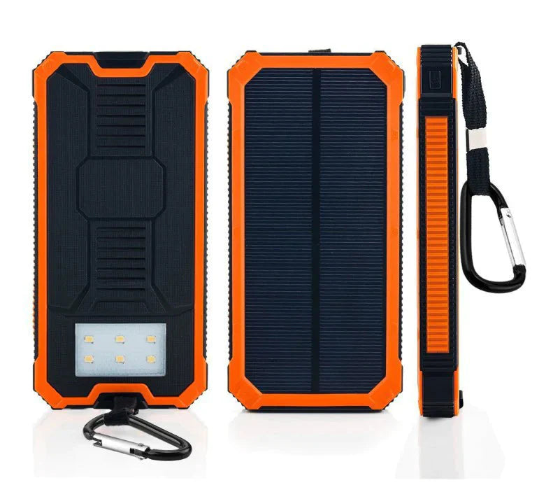 Waterproof Solar Charging 10000mAh Battery Backup Anti Spier