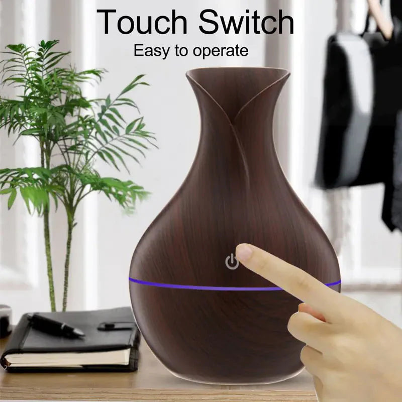 LED Ultrasonic Aromatherapy Essential Oil Diffuser Anti Spier