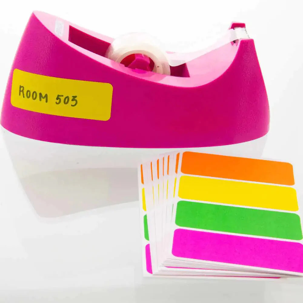 Fluorescent Multipurpose Label 2 3/4″ X 1″ (60/Pack) Anti Spier