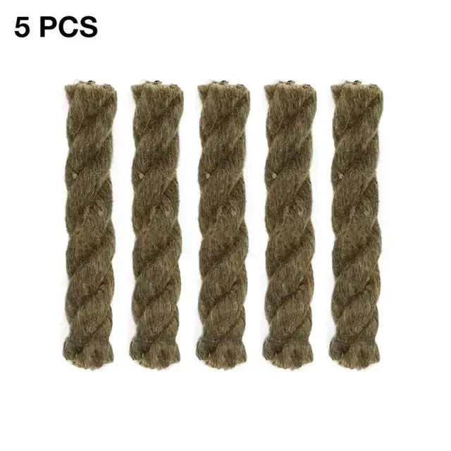 Tinder Rope Survival Fire Starter Waterproof Wax Rope For Hiking Anti Spier