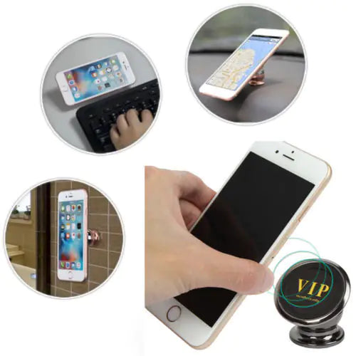 360 Degree Magnetic Car Dash Mount Ball Dock Holder For Phone Tablet Universal - Anti Spier