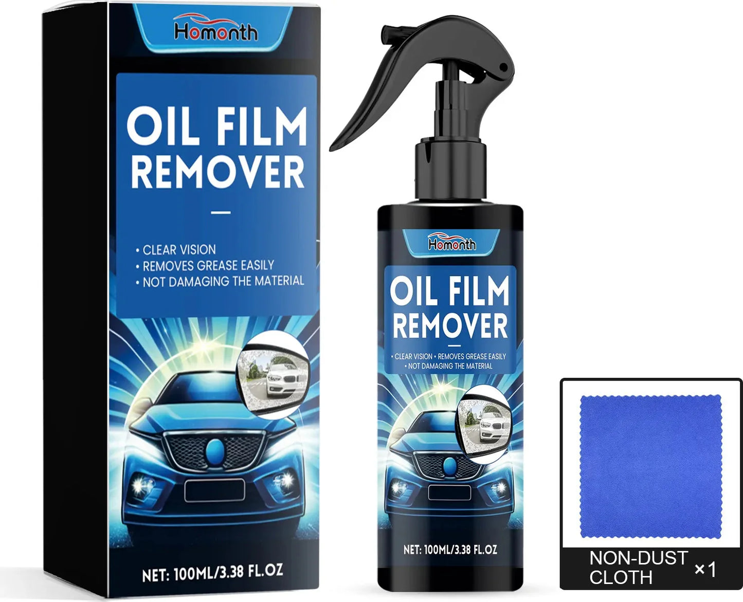 Oil Film Remover Anti Spier
