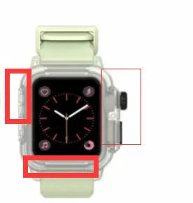 Waterproof Case And Strap Watch Anti Spier