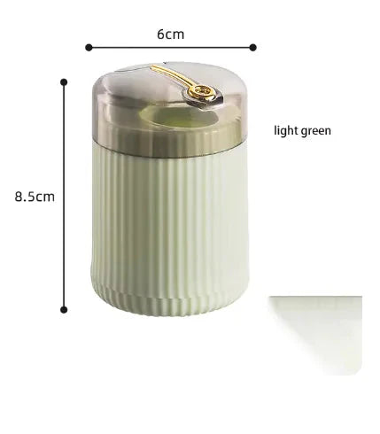 Auto Toothpick Dispenser: Press-and-Pop Household Organizer Anti Spier