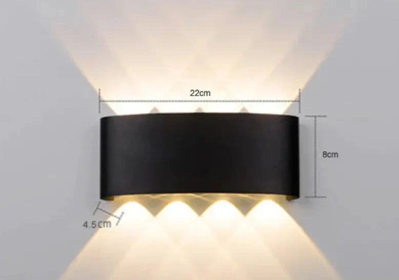 Waterproof LED Wall Lamp for Indoor & Outdoor Anti Spier
