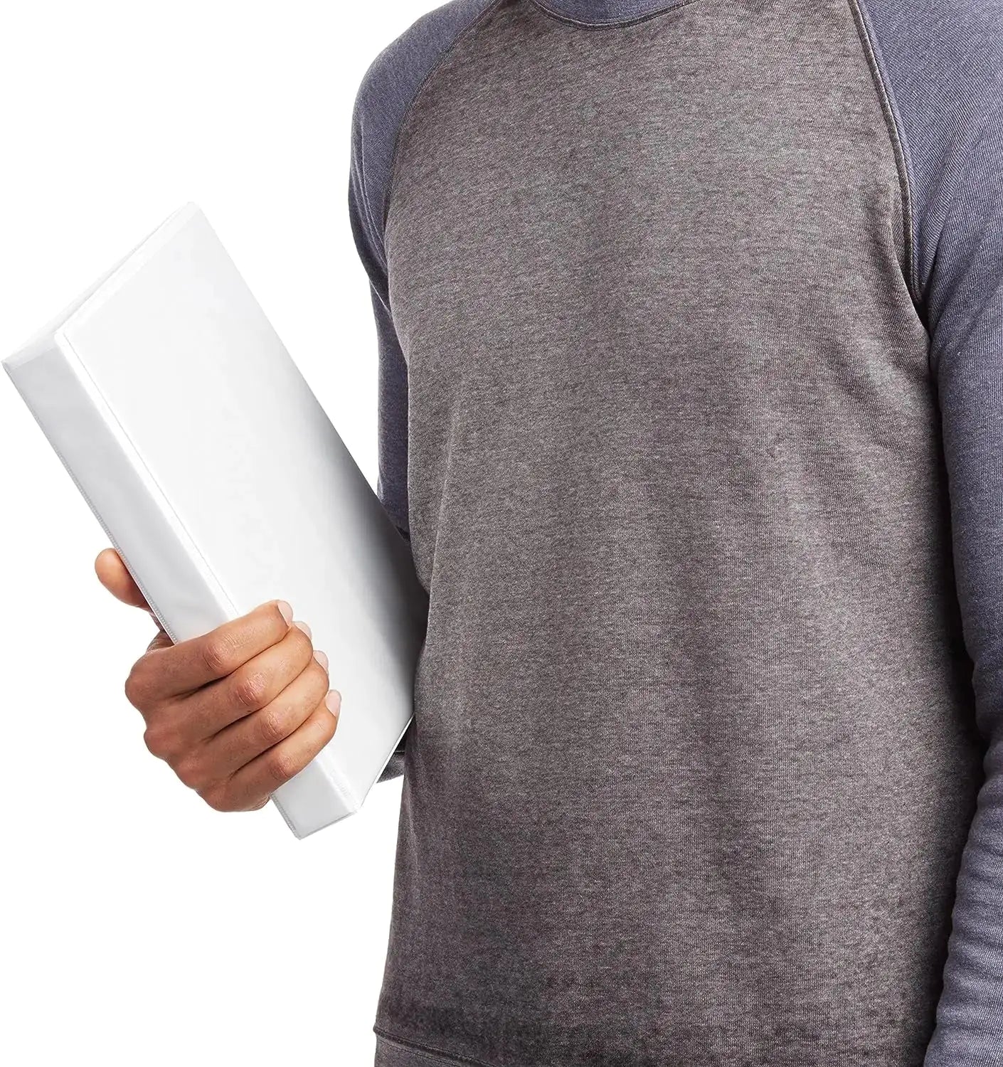 3 Ring Binder- 1" - White Anti Spier