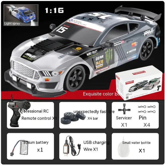 Wireless RC Charging Car for Boys Anti Spier