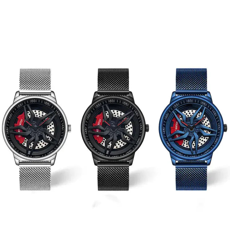 Waterproof Wheel Watch Anti Spier