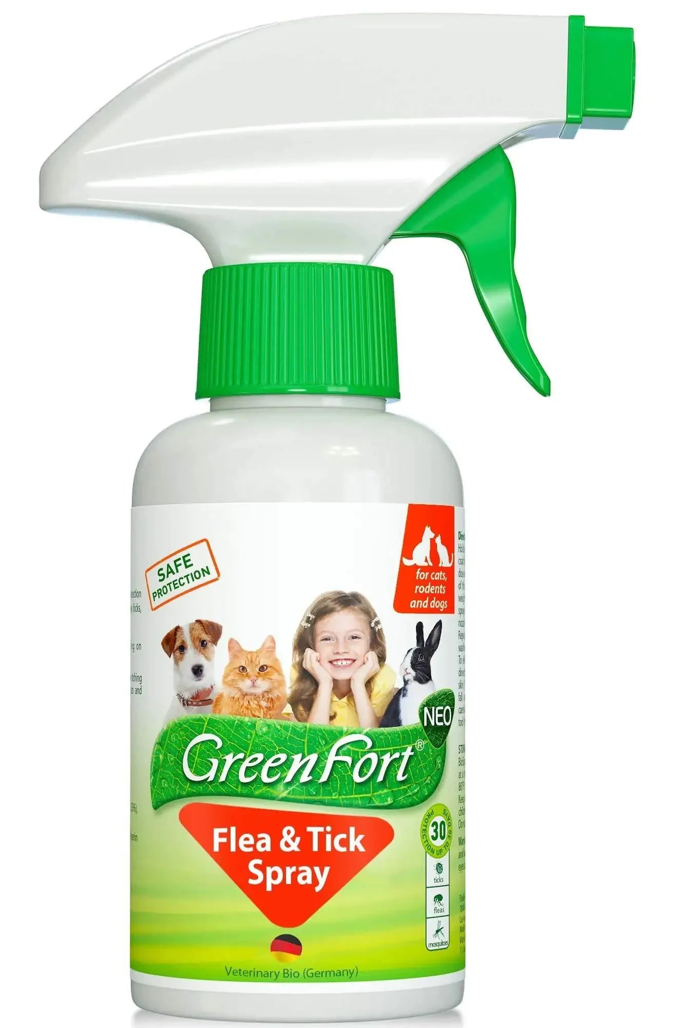 Natural Flea and Tick Home Spray for Dogs Cats & Ferret Mosquito Bug Anti Spier