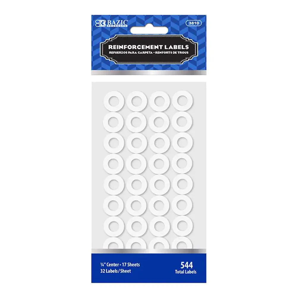 White Label Round Reinforcement (544/Pack) Anti Spier