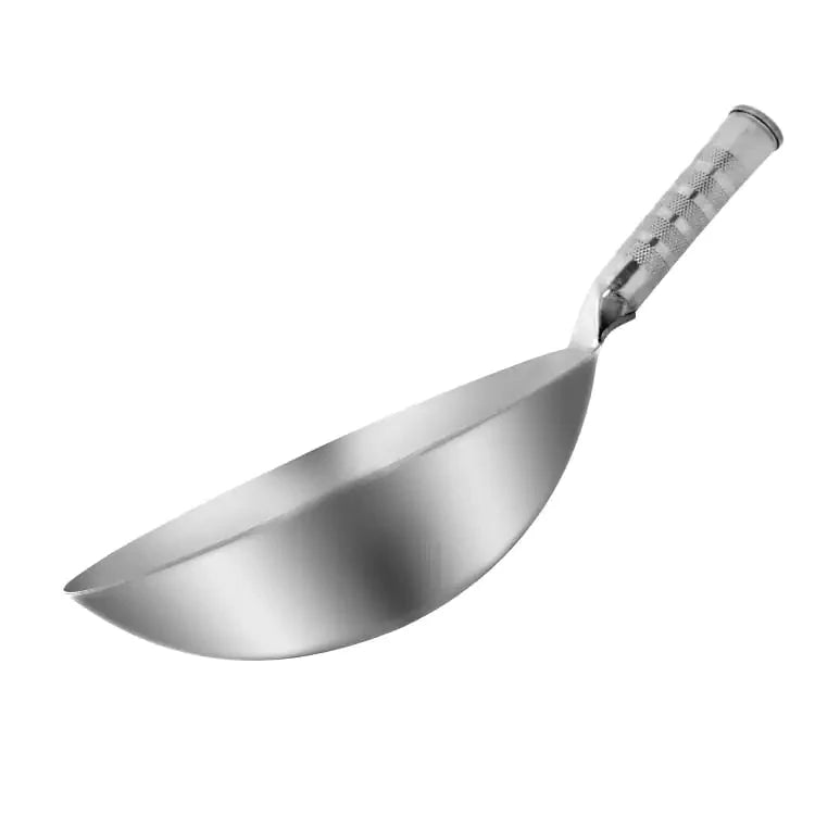 Induction Cooker Round Bottom Stainless Steel Wok Anti Spier