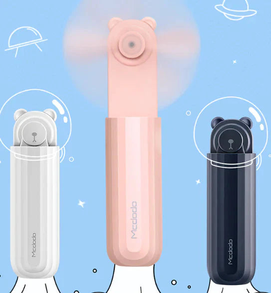Portable Mini USB Rechargeable Handheld Fan Anti Spier