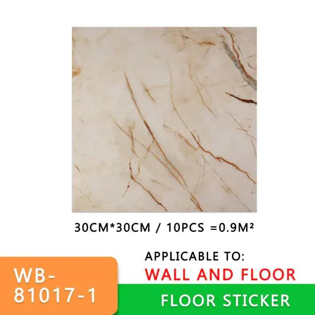 Thick Self-Adhesive Marble Floor Stickers Anti Spier