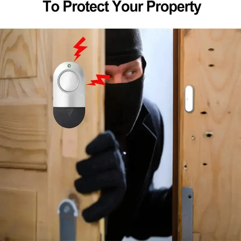 130DB Magnetic Door and Window Induction Alarm Device Anti Spier