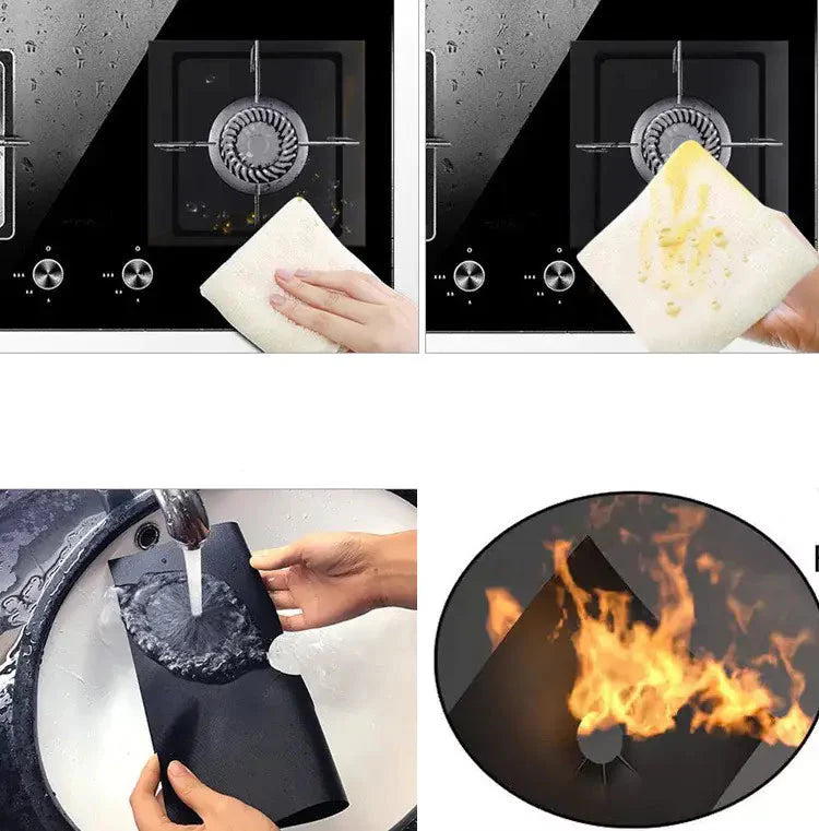 Gas Stove Protector Pad - High Temperature Kitchen Mat Anti Spier