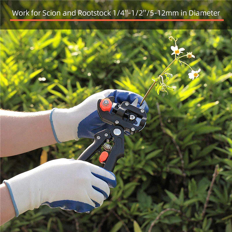 Garden Tree Grafting Knife Pruning Pruner Shears Snip Scissors Cutting Tool Kit Anti Spier