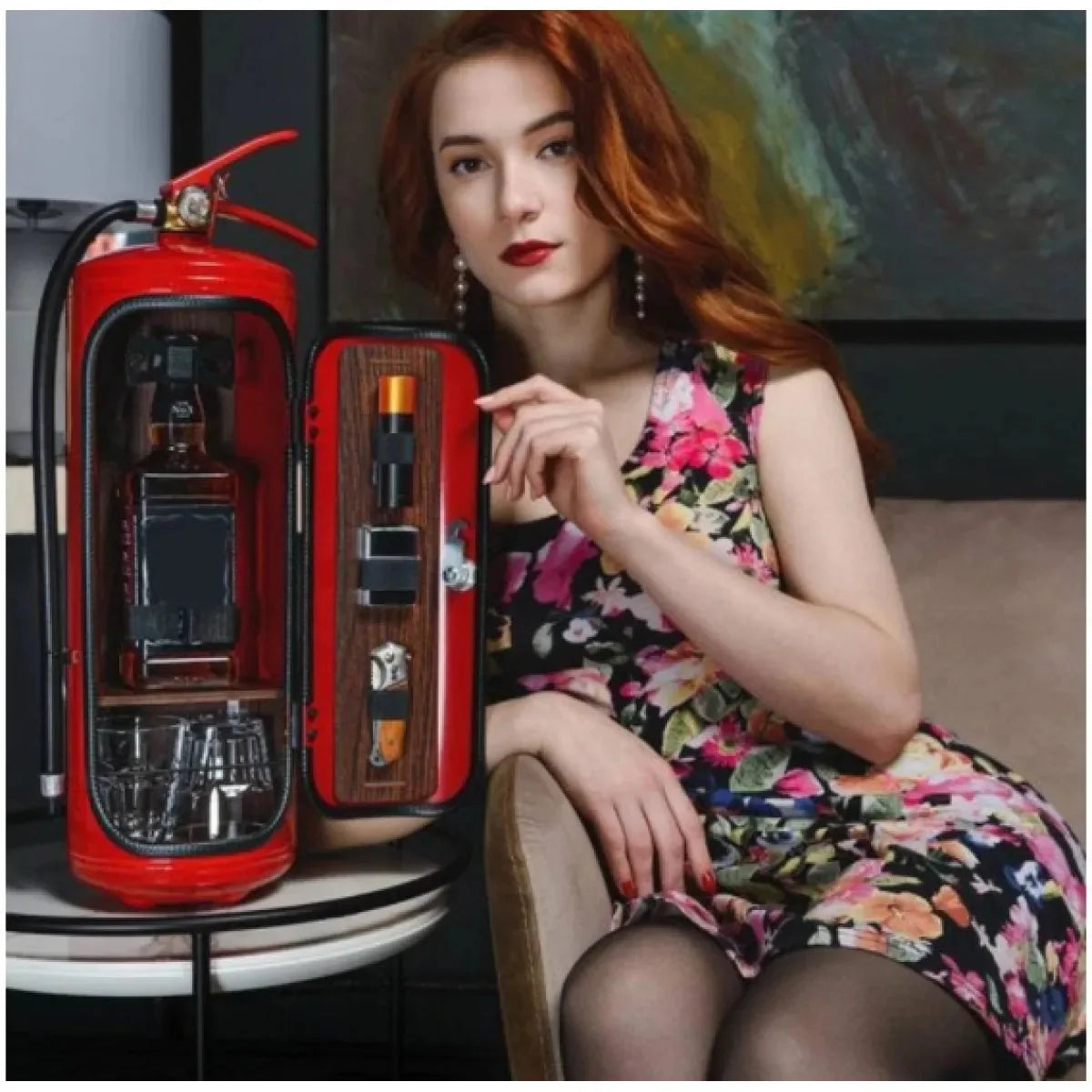 Ire Extinguisher Mini Bar Firefighter Gift Anti Spier