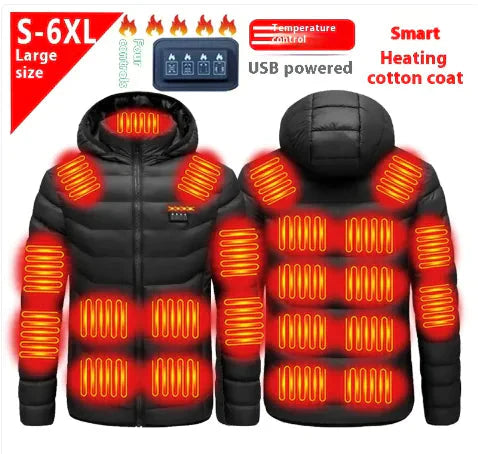 Men's 21 Heating Cotton-padded Jackets Anti Spier