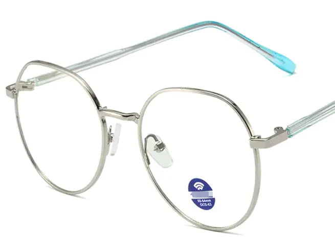 Blue Light Blocking Glasses with Metal Frame Anti Spier