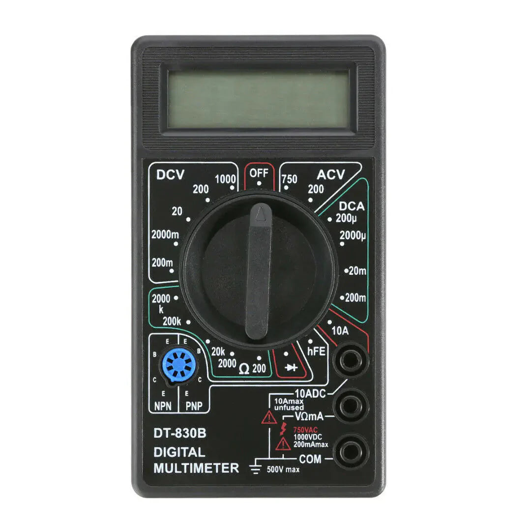 7 Fn Digital Multimeter AC DC Voltage Volt 10 Amp Current Resistance Ohm Meter Anti Spier